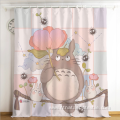 HD Printed My Neighbor Cartoon Totoro Blackout Curtains